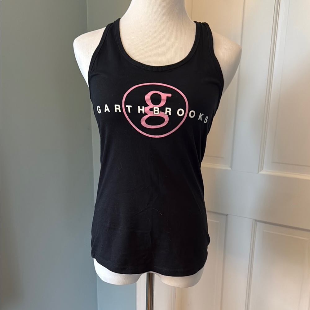 Black Garth Brooks Tank Top